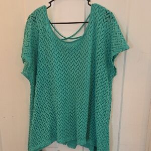 French Laundry Green Knit Top